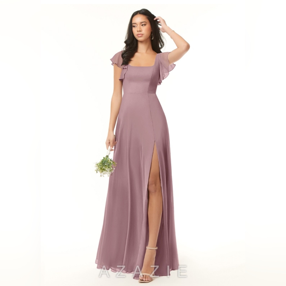 Azazie Bondi dress size A12 in Dusty Rose